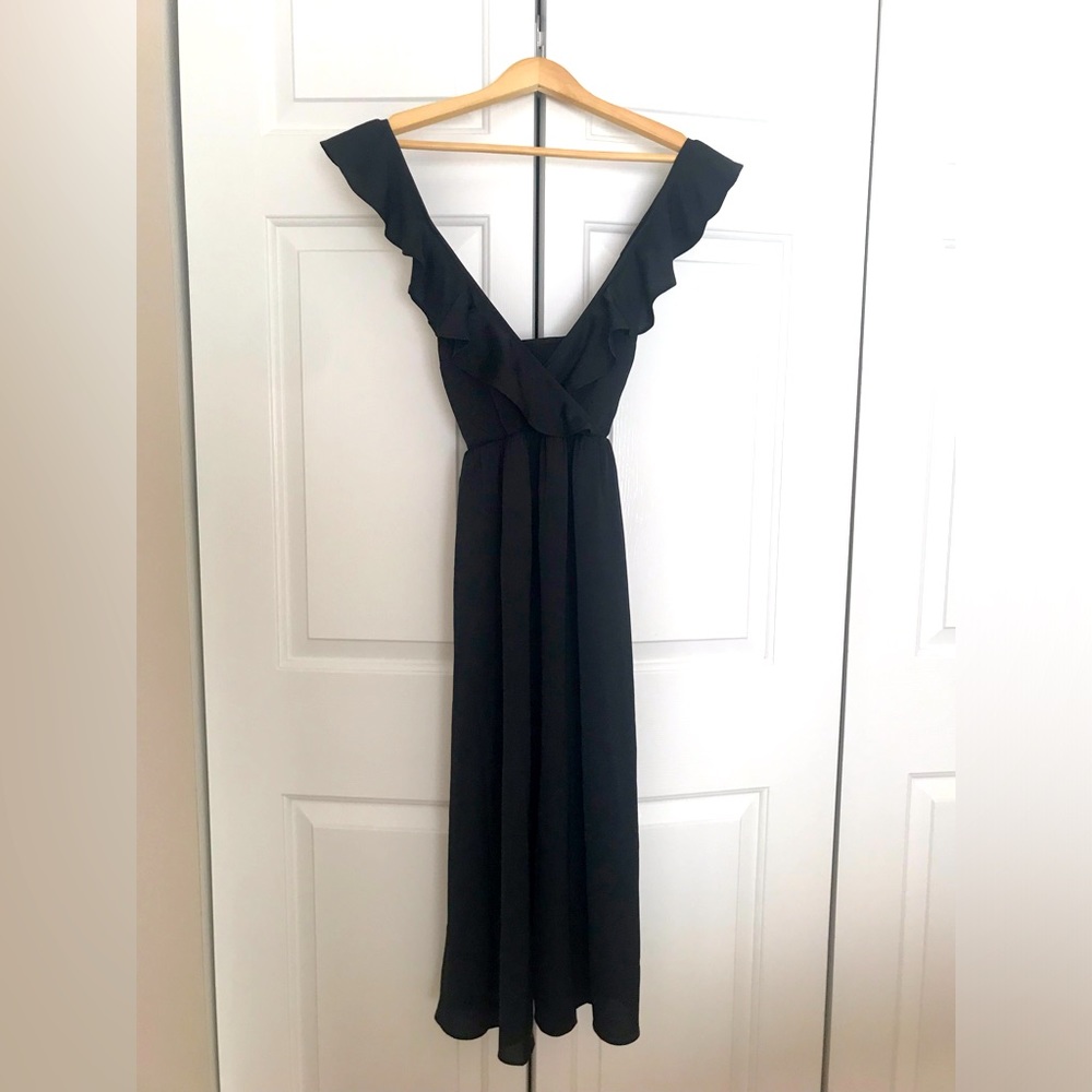 Madewell cross back midi dress